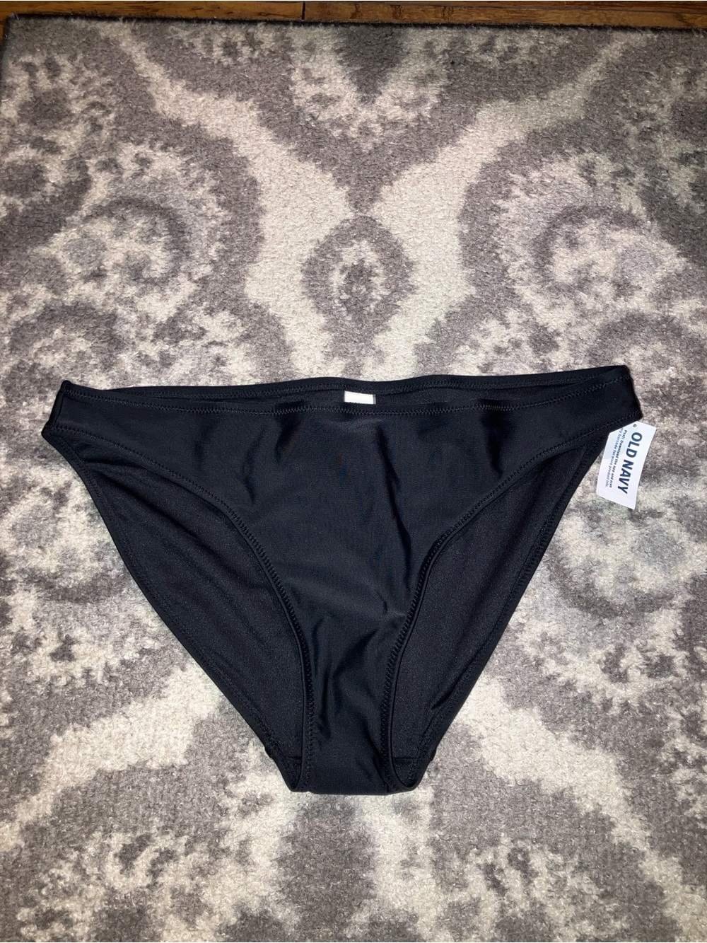 Old Navy Black Low-Rise Bikini Bottoms